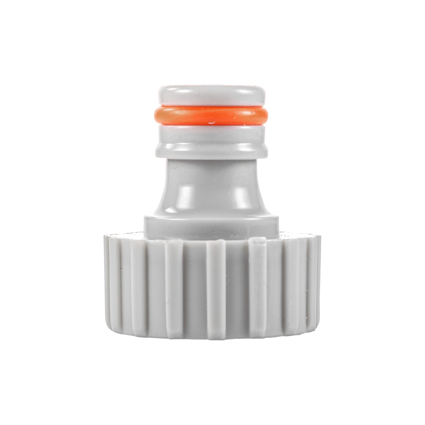 Female Tap Connector – 3/4” & 1/2” BSPF, Grey