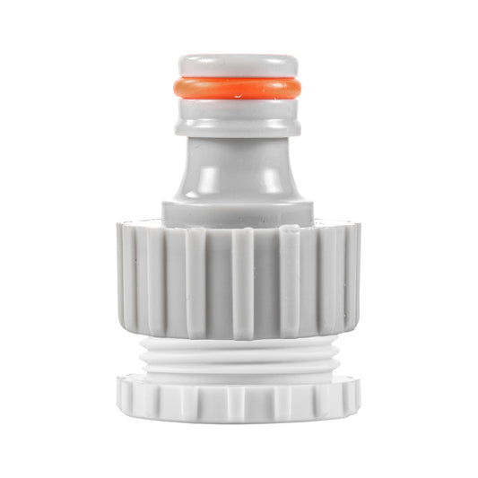 Female Tap Connector – 3/4” & 1/2” BSPF, Grey