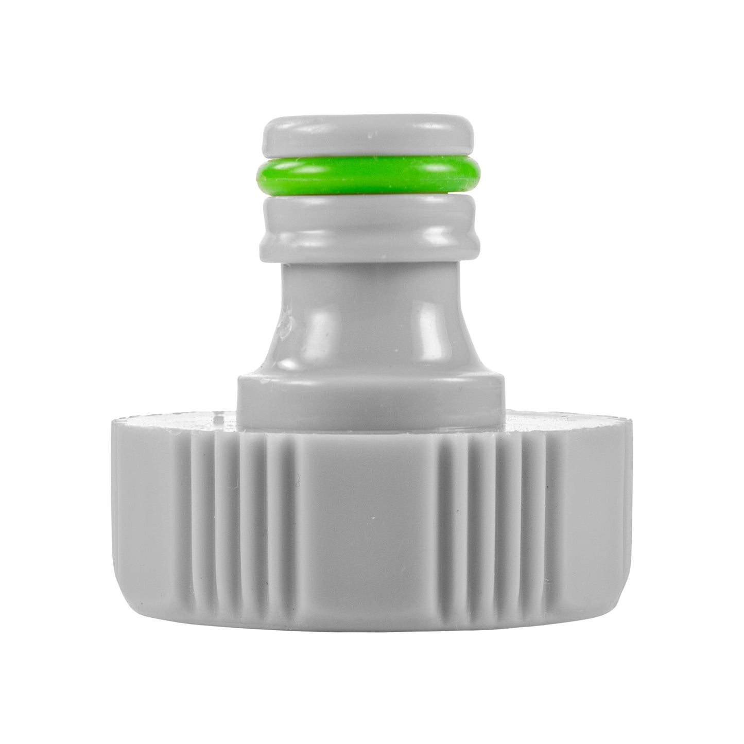 Female Tap Connector – 3/4” & 1/2” BSPF, Green & Grey