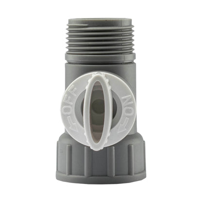 3/4" BSP Female to Male Valve, Grey