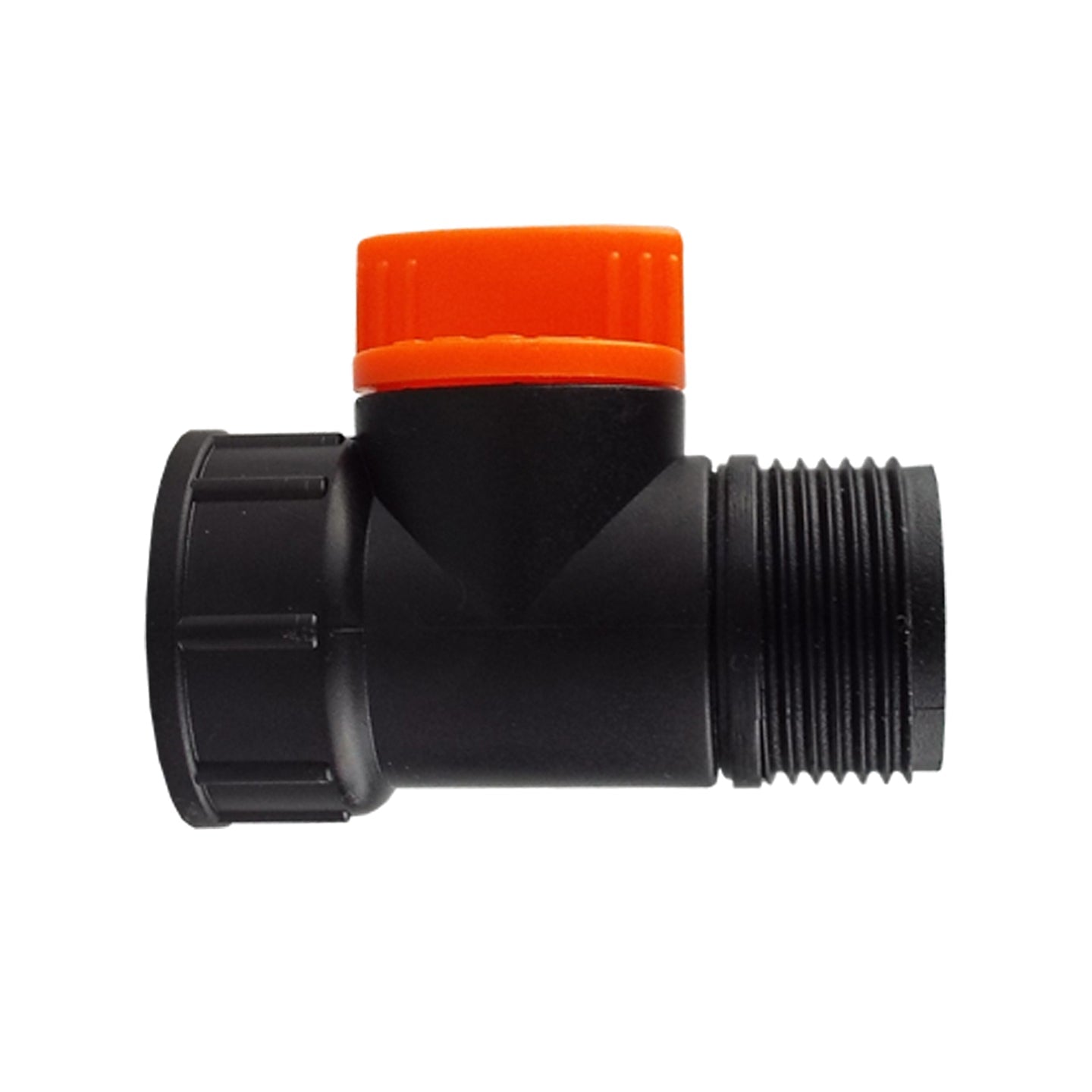 3/4" BSP Female to Male Valve, Black
