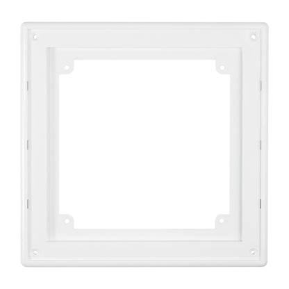 White Louvre Vent with Fly Screen, 150mm x 150mm