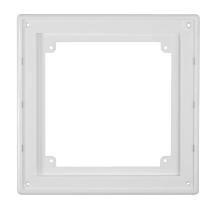 White Louvre Vent with Fly Screen, 250mm x 250mm
