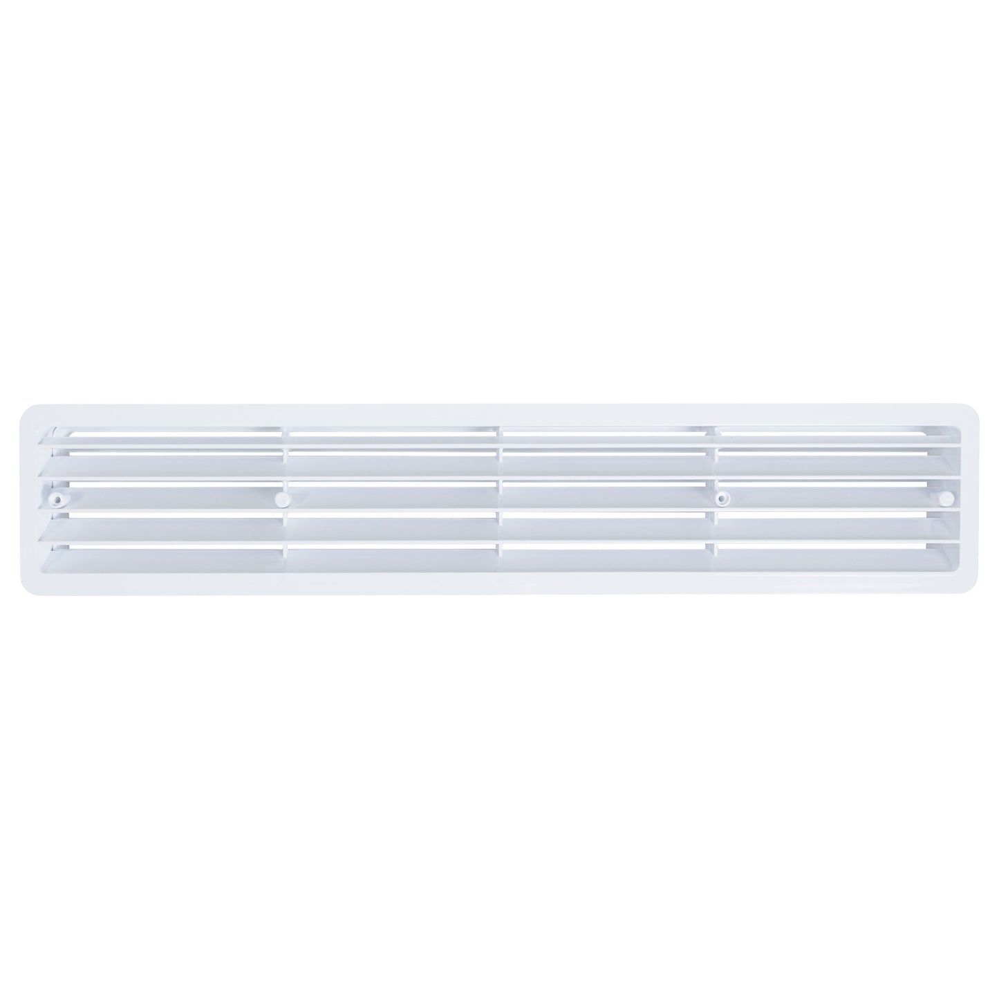 White Rectangle Louvre Door Vent, 70mm x 450mm