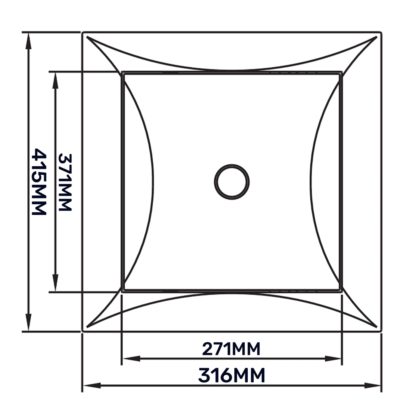 White Access Panel Service Door, 300mm x 400mm