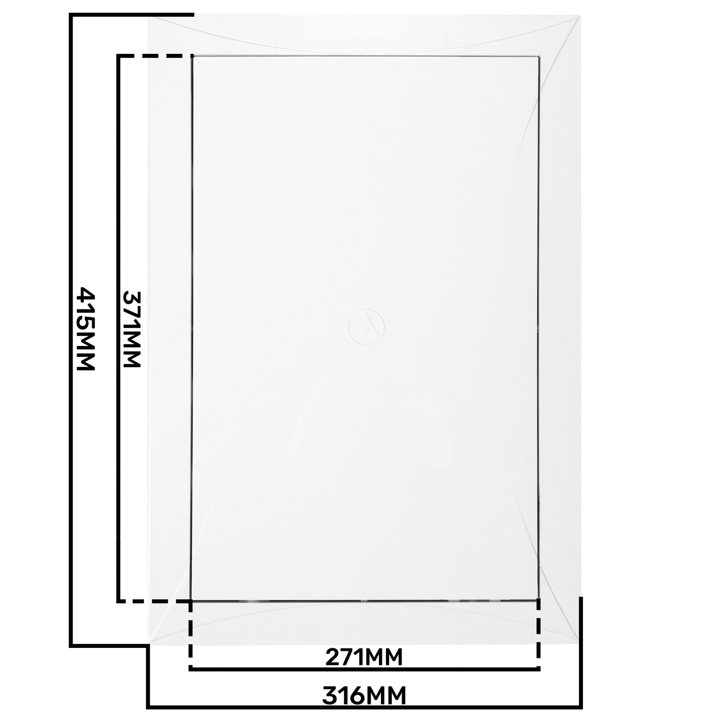 White Access Panel Service Door, 300mm x 400mm