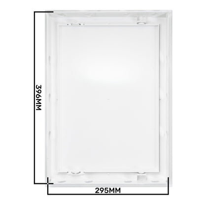 White Access Panel Service Door, 300mm x 400mm