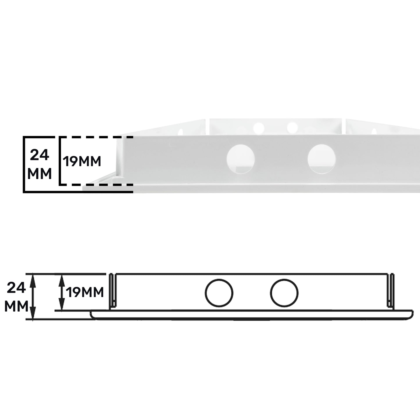 White Access Panel Service Door, 150mm x 300mm