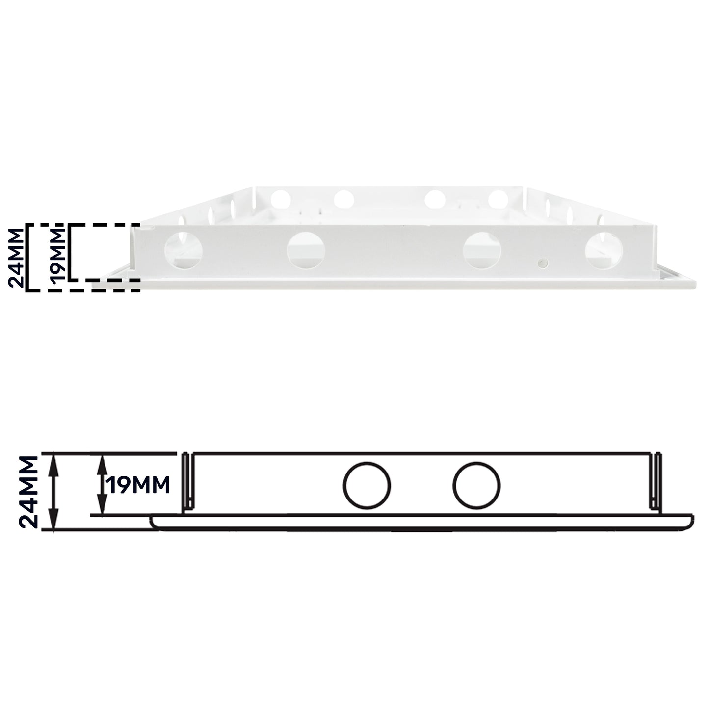 White Access Panel Service Door, 250mm x 300mm