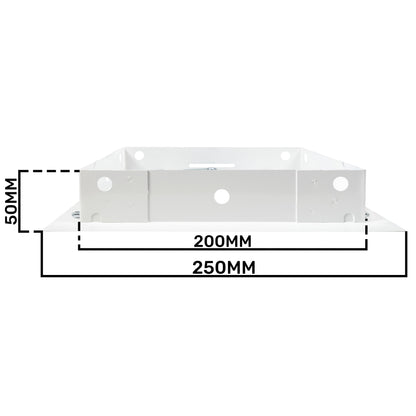 Lockable White Access Panel Service Door, 150mm x 200mm