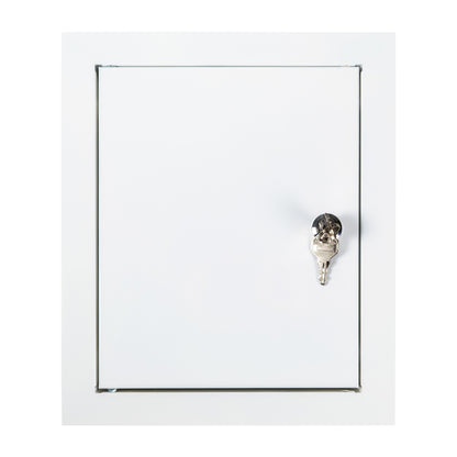 Lockable White Access Panel Service Door, 200mm x 250mm