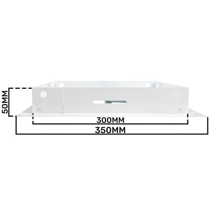 Lockable White Access Panel Service Door, 200mm x 300mm