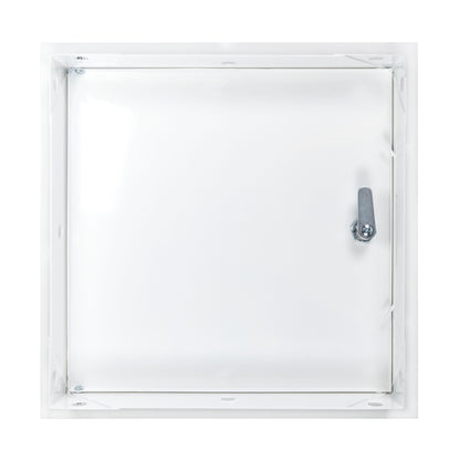 Lockable White Access Panel Service Door, 400mm x 400mm