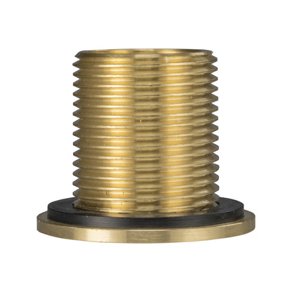 Brass Water Butt Tank Adapter, 3/4" BSPM to 1/2" BSPF