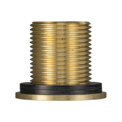 Brass Water Butt Tank Adapter, 3/4" BSPM to 1/2" BSPF