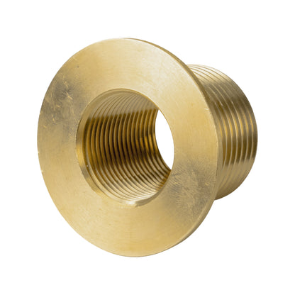 Brass Water Butt Tank Adapter, 1" BSPM to 3/4" BSPF