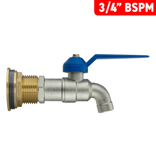 Brass Water Butt Adapter & Garden Tap