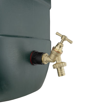 Water Butt Adapter + Brass Barbed Tap