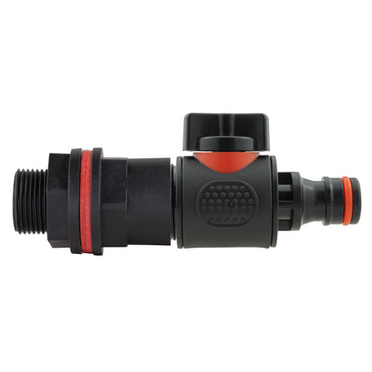 Water Butt Adapter + PVC Valve