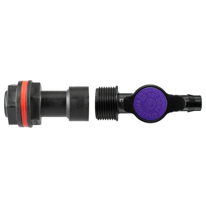 Water Butt Adapter & 13mm Irrigation Valve