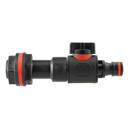 Water Butt Adapter + PVC Valve