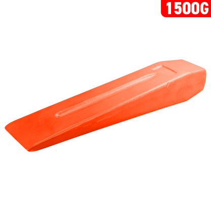 Red 1.5KG Wood Log Splitting Wedge