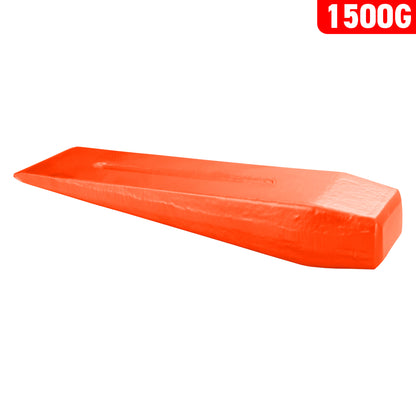 Red 1.5KG Wood Log Splitting Wedge