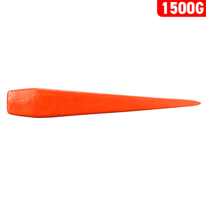 Red 1.5KG Wood Log Splitting Wedge