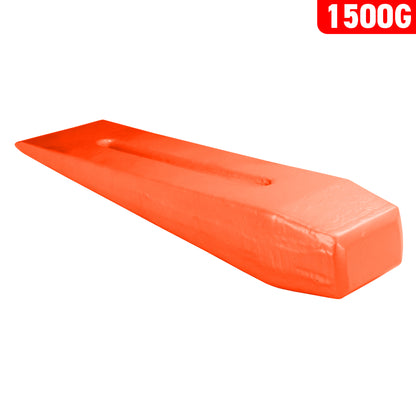 Red 1.5KG Wood Log Splitting Wedge