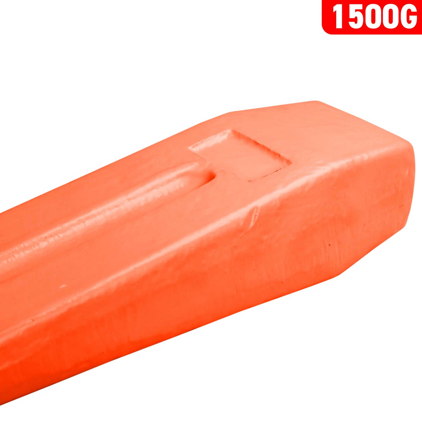 Red 1.5KG Wood Log Splitting Wedge