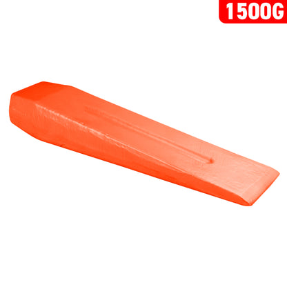 Red 1.5KG Wood Log Splitting Wedge