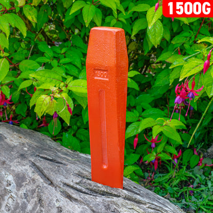 Red 1.5KG Wood Log Splitting Wedge