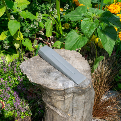 Grey Hardened Steel Wood Log Splitting Wedge