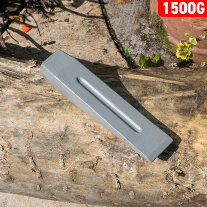 Grey 1.5KG Wood Log Splitting Wedge