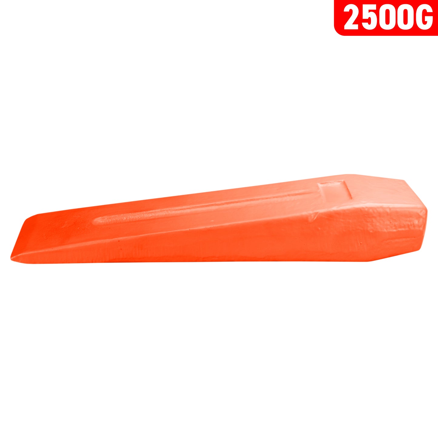 Red 2.5KG Wood Log Splitting Wedge