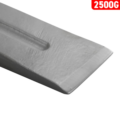 Grey 2.5KG Wood Log Splitting Wedge