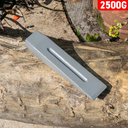 Grey 2.5KG Wood Log Splitting Wedge