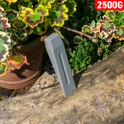 Grey 2.5KG Wood Log Splitting Wedge