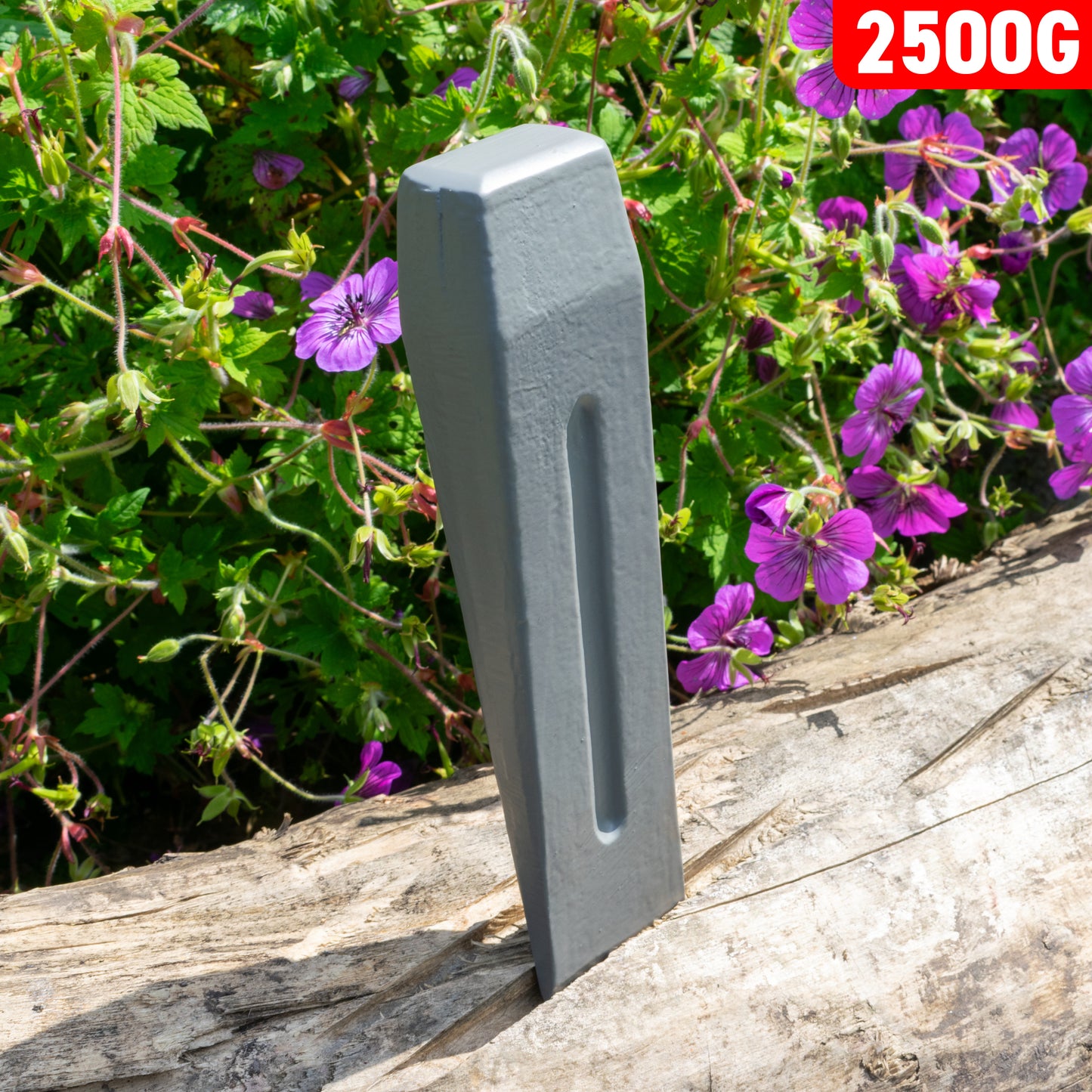 Grey 2.5KG Wood Log Splitting Wedge