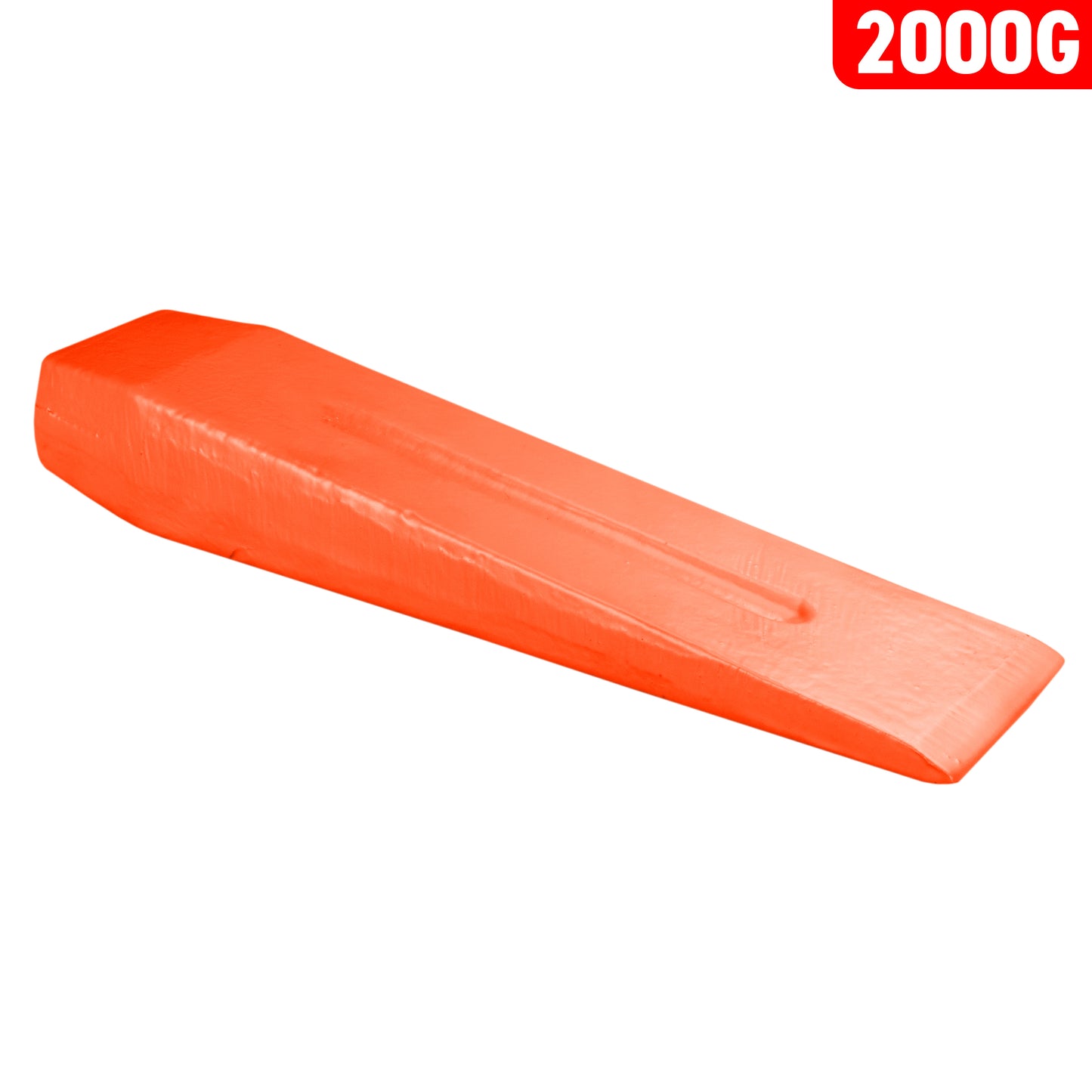 Red 2KG Wood Log Splitting Wedge