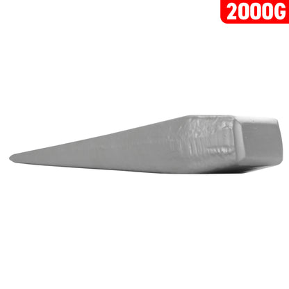 Grey 2KG Wood Log Splitting Wedge