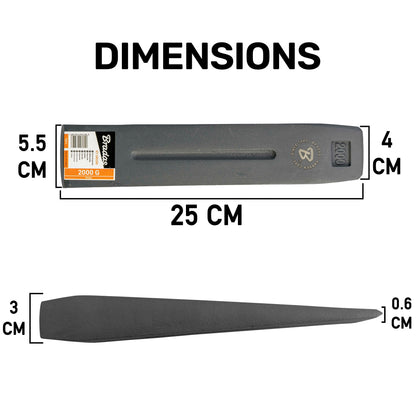 Bradas 2KG Log Splitting Wedge