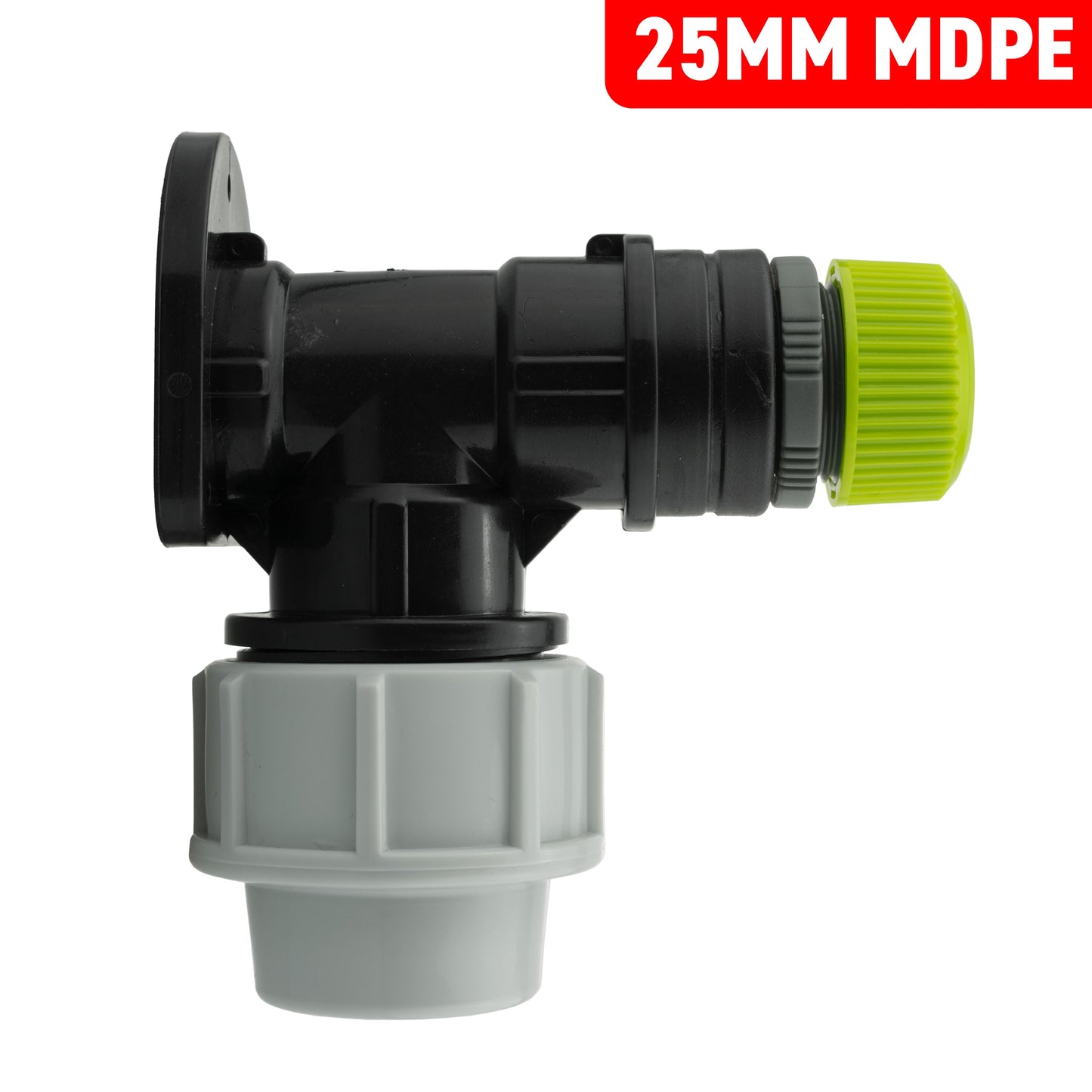 MDPE Wall Backplate + Hosepipe Connectors