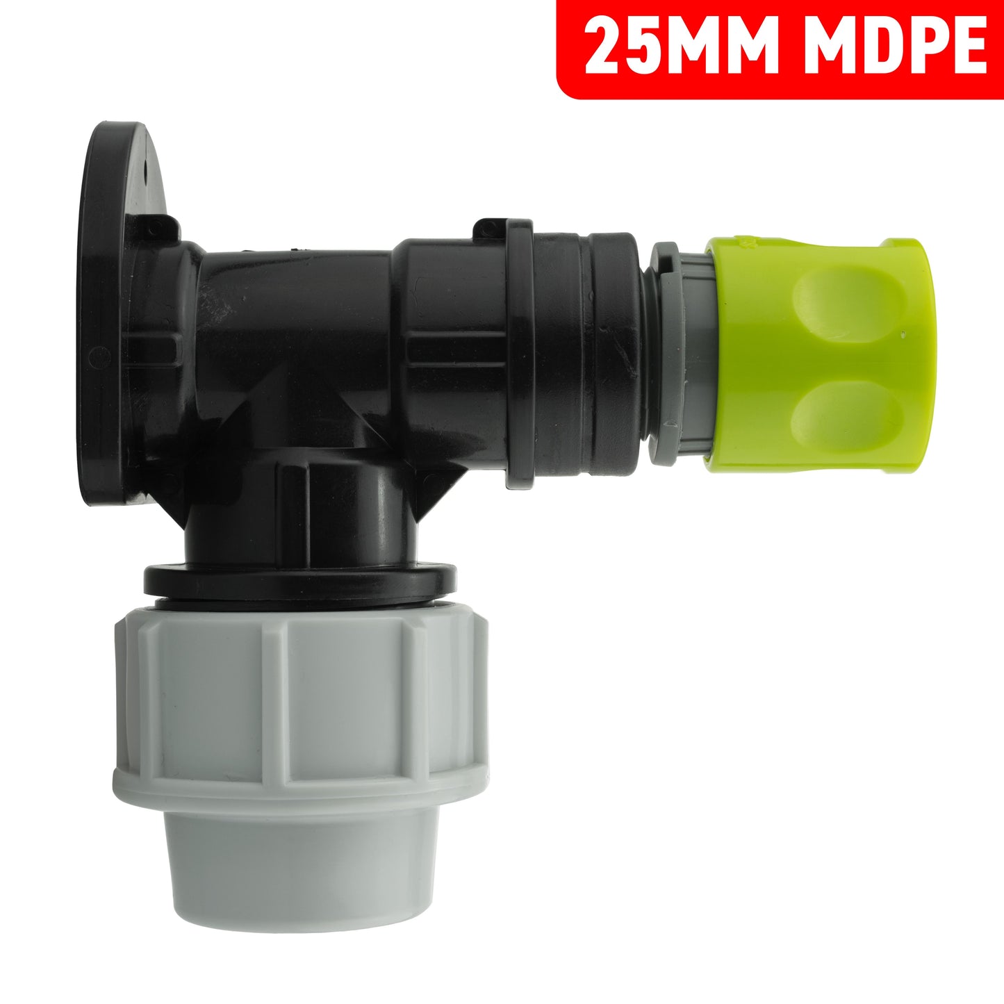 MDPE Wall Backplate + Hosepipe Connectors