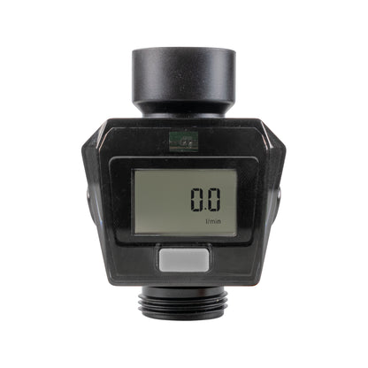 Water Flow Meter, Grey & Black