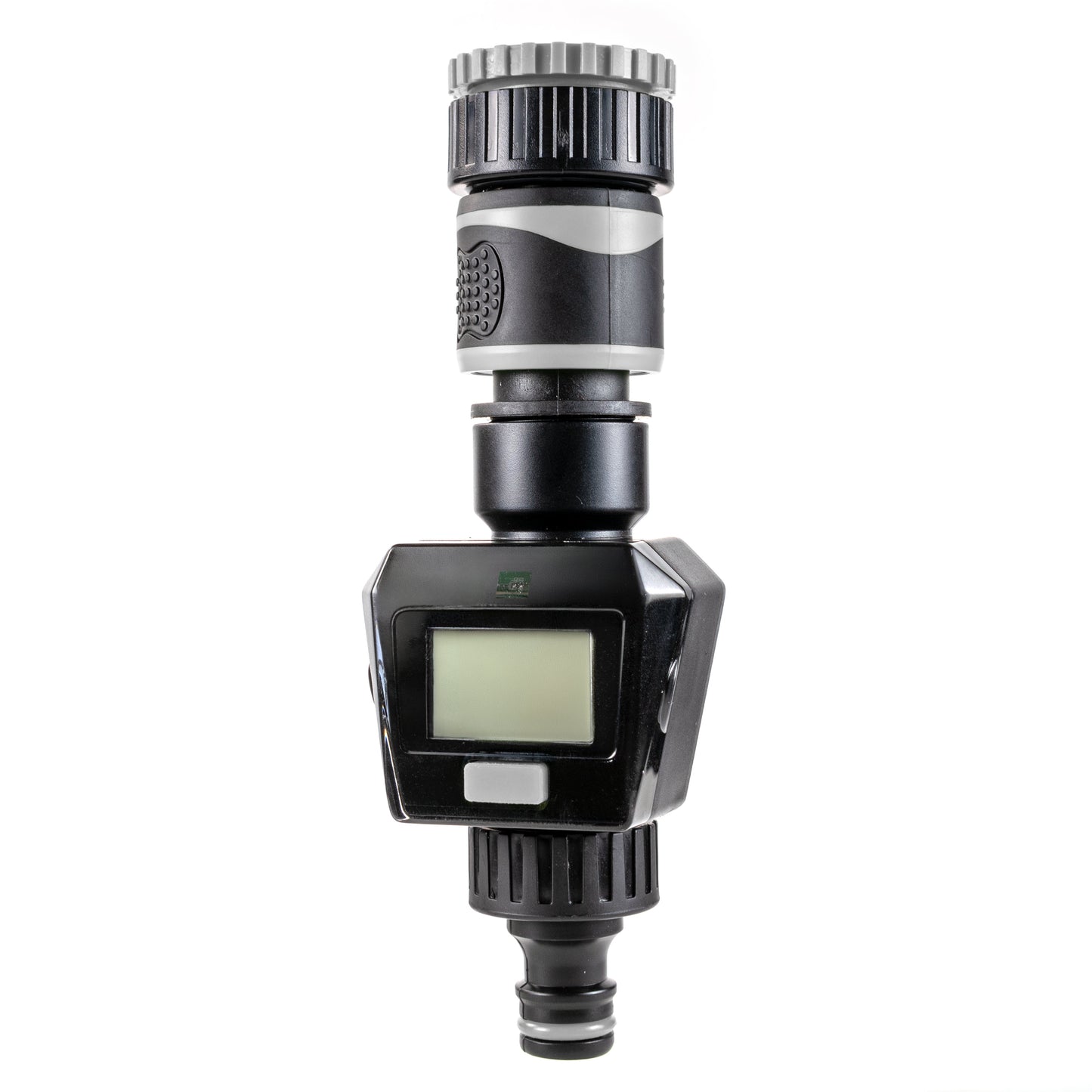 Water Flow Meter, Grey & Black