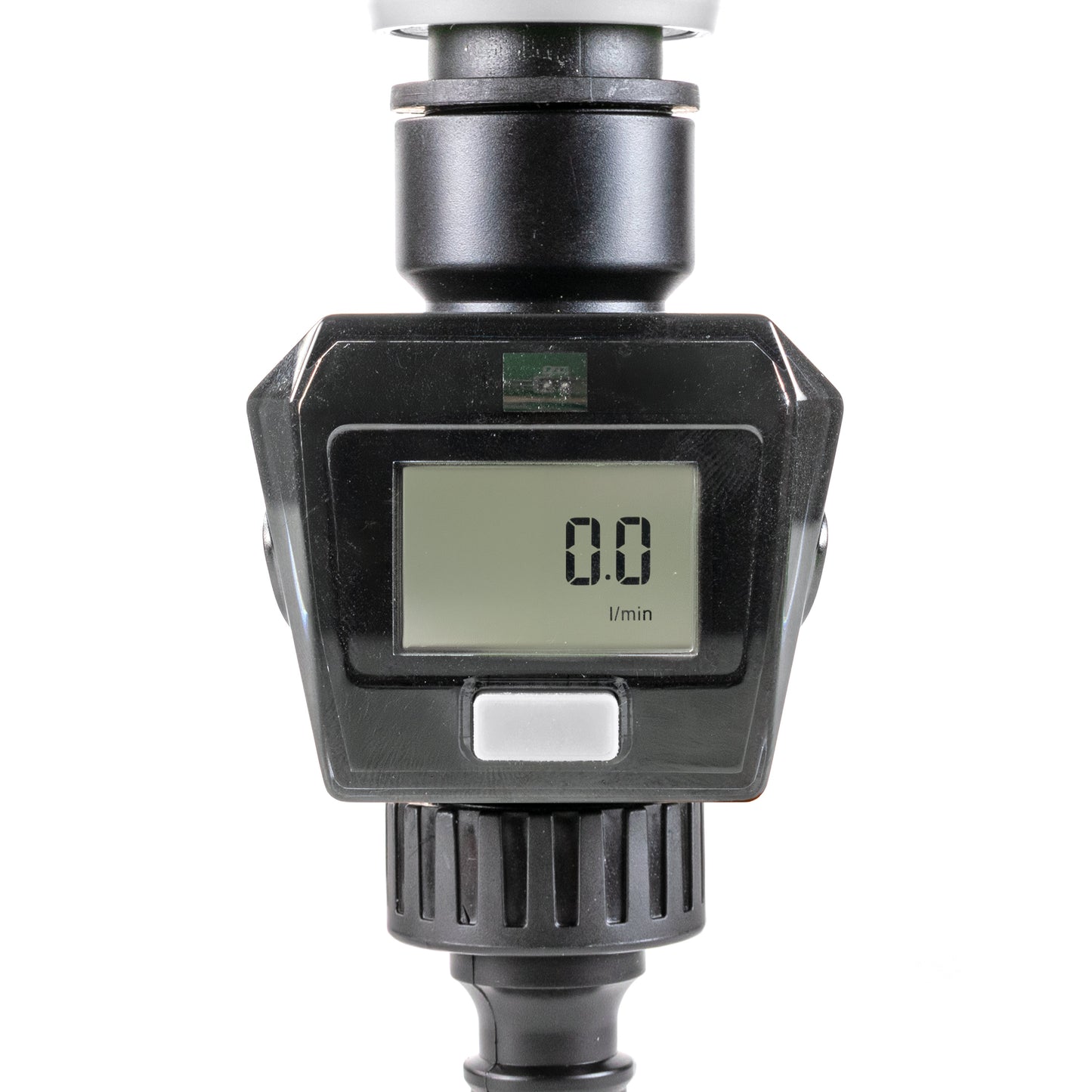 Water Flow Meter, Grey & Black