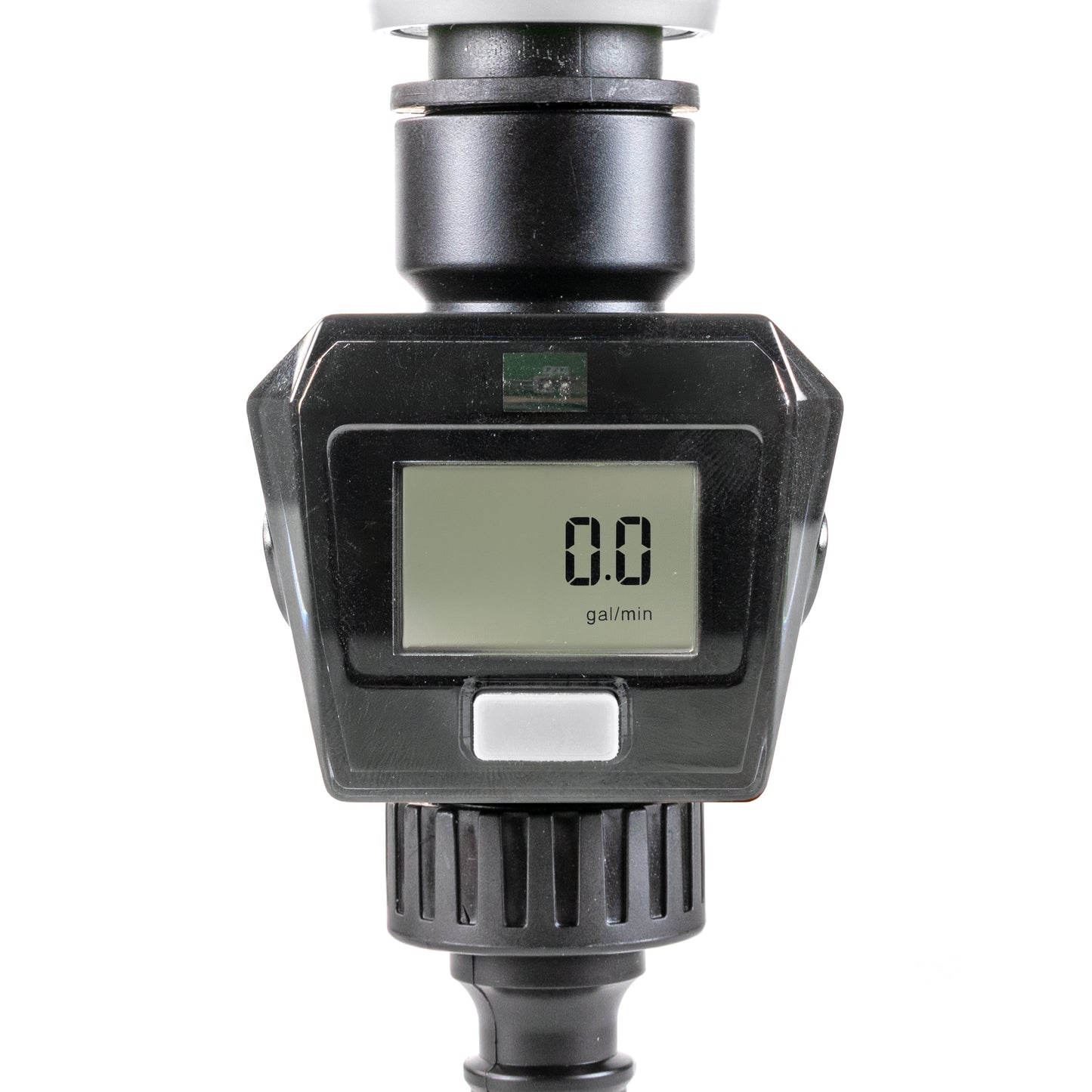 Water Flow Meter, Grey & Black