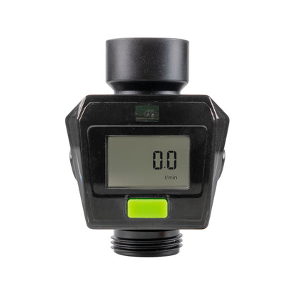 Water Flow Meter, Green & Black