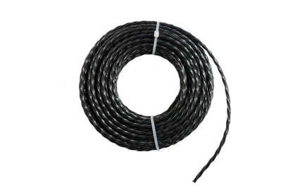 15m Twisted Black Trimmer Line, 3mm